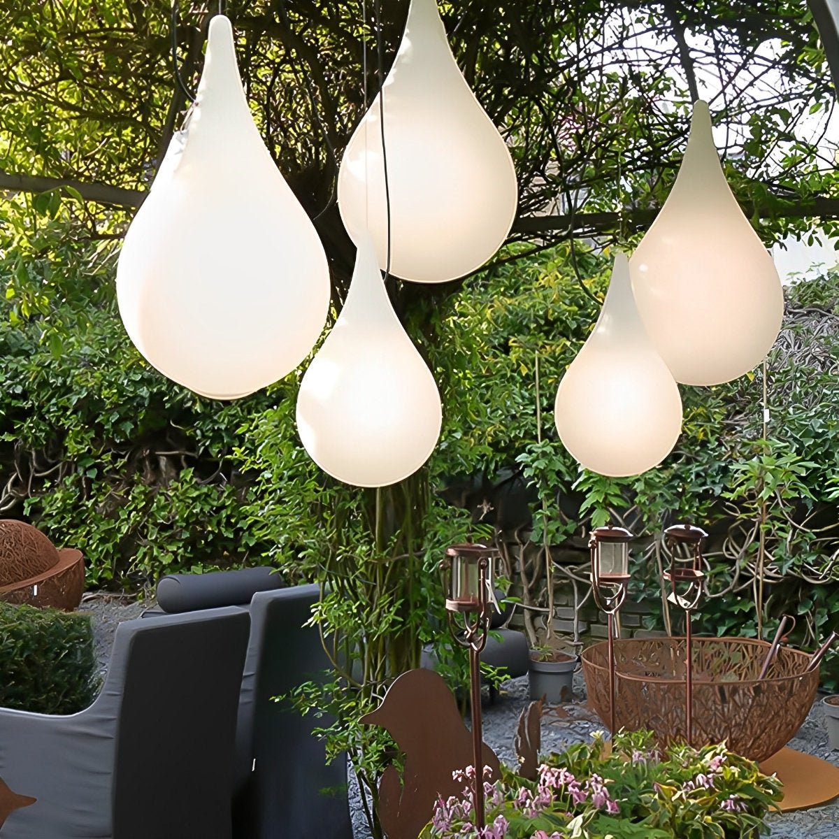 Waterproof Water Drop Outdoor Hanging Light