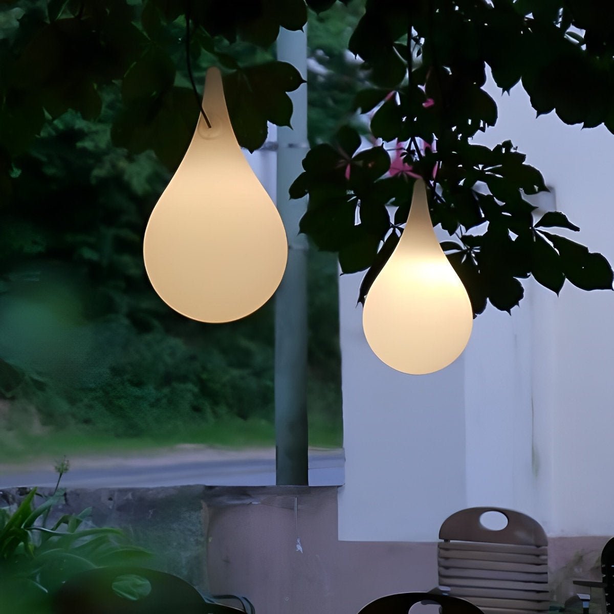 Waterproof Water Drop Outdoor Hanging Light