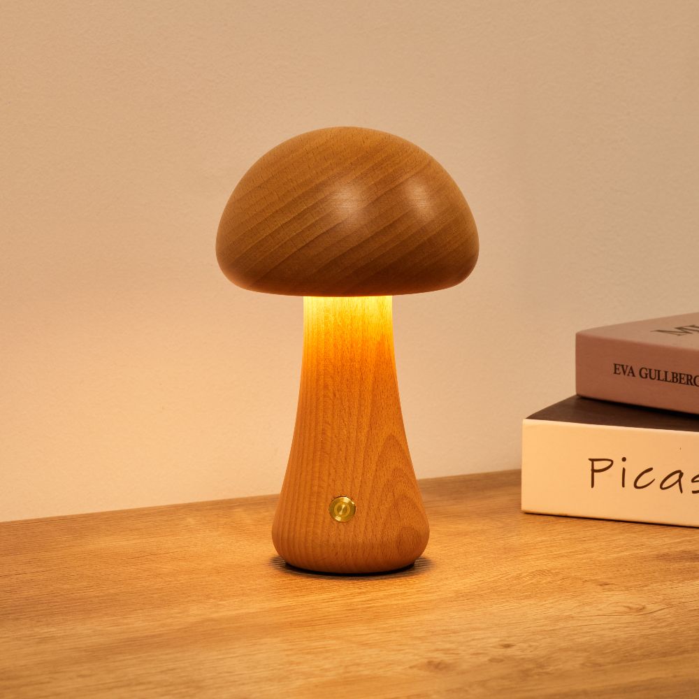 bedside mushroom lamp