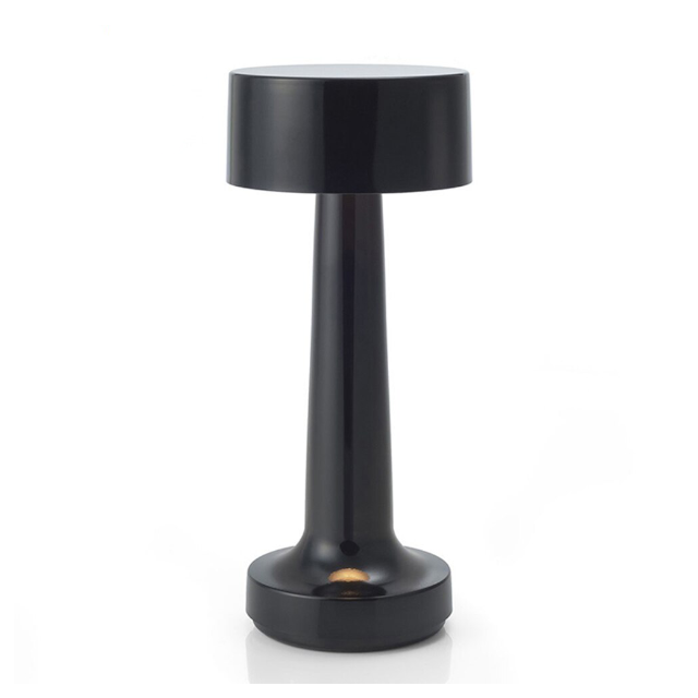 black Portable table lamp