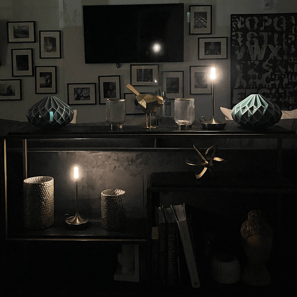 candle wick lamp