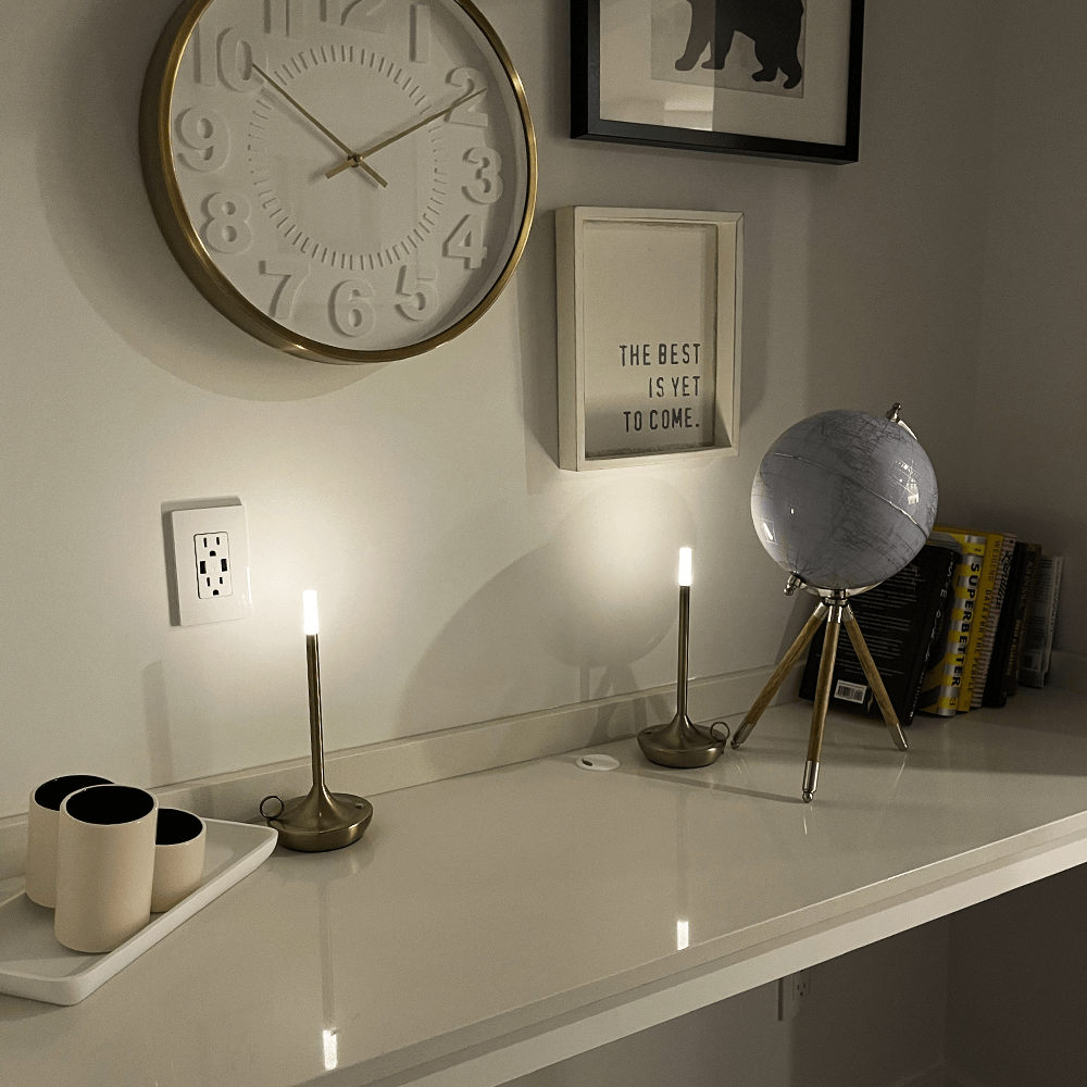 chargeable candle light