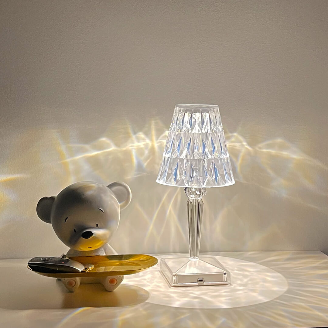 cheap crystal table lamp