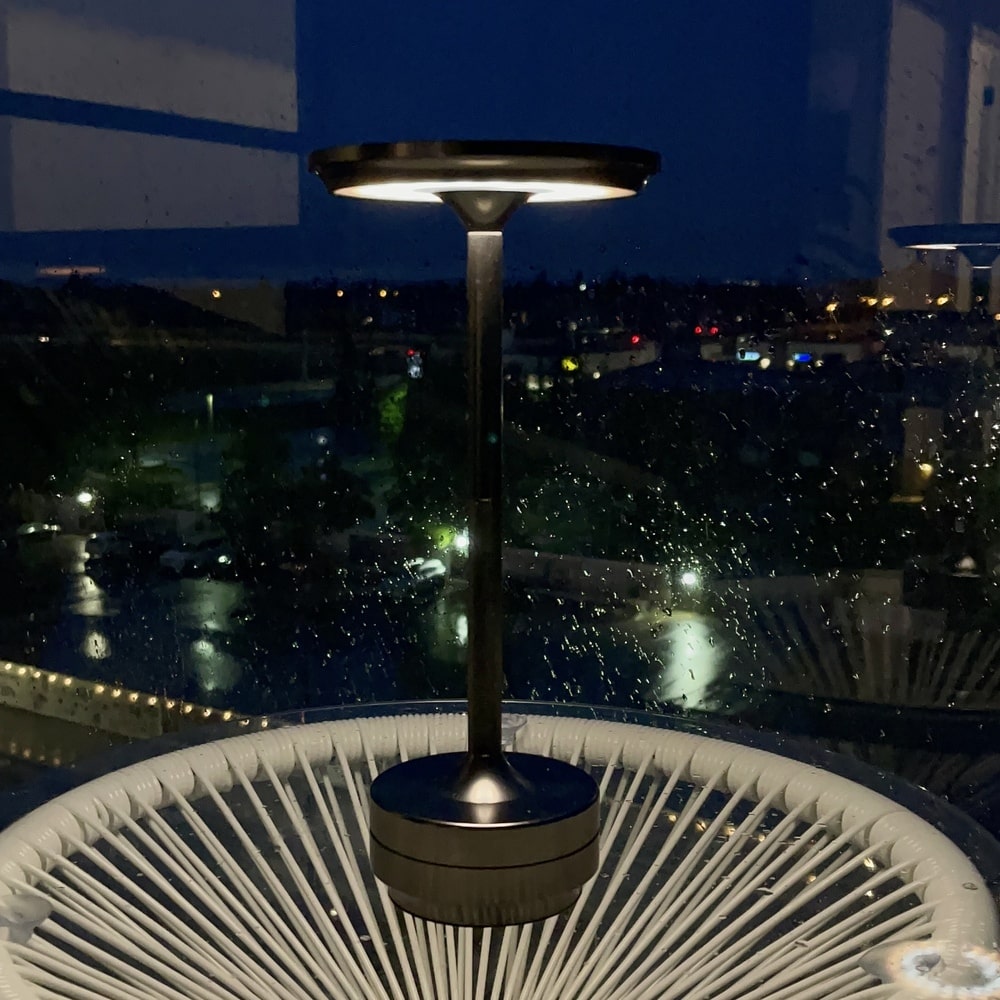 chrome modern lamp