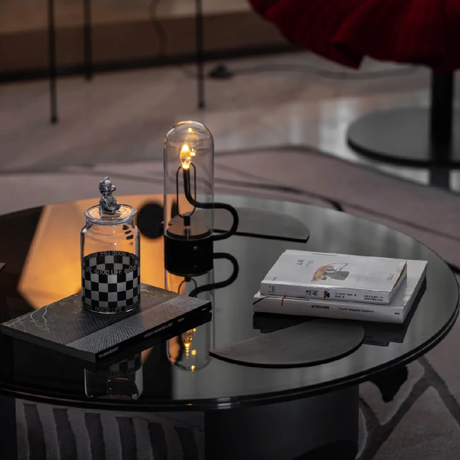 dim candle lamp