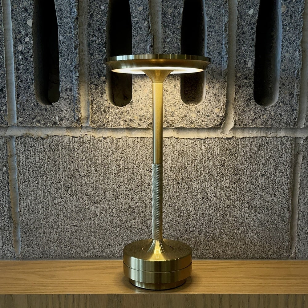 gold thin stem table lamps