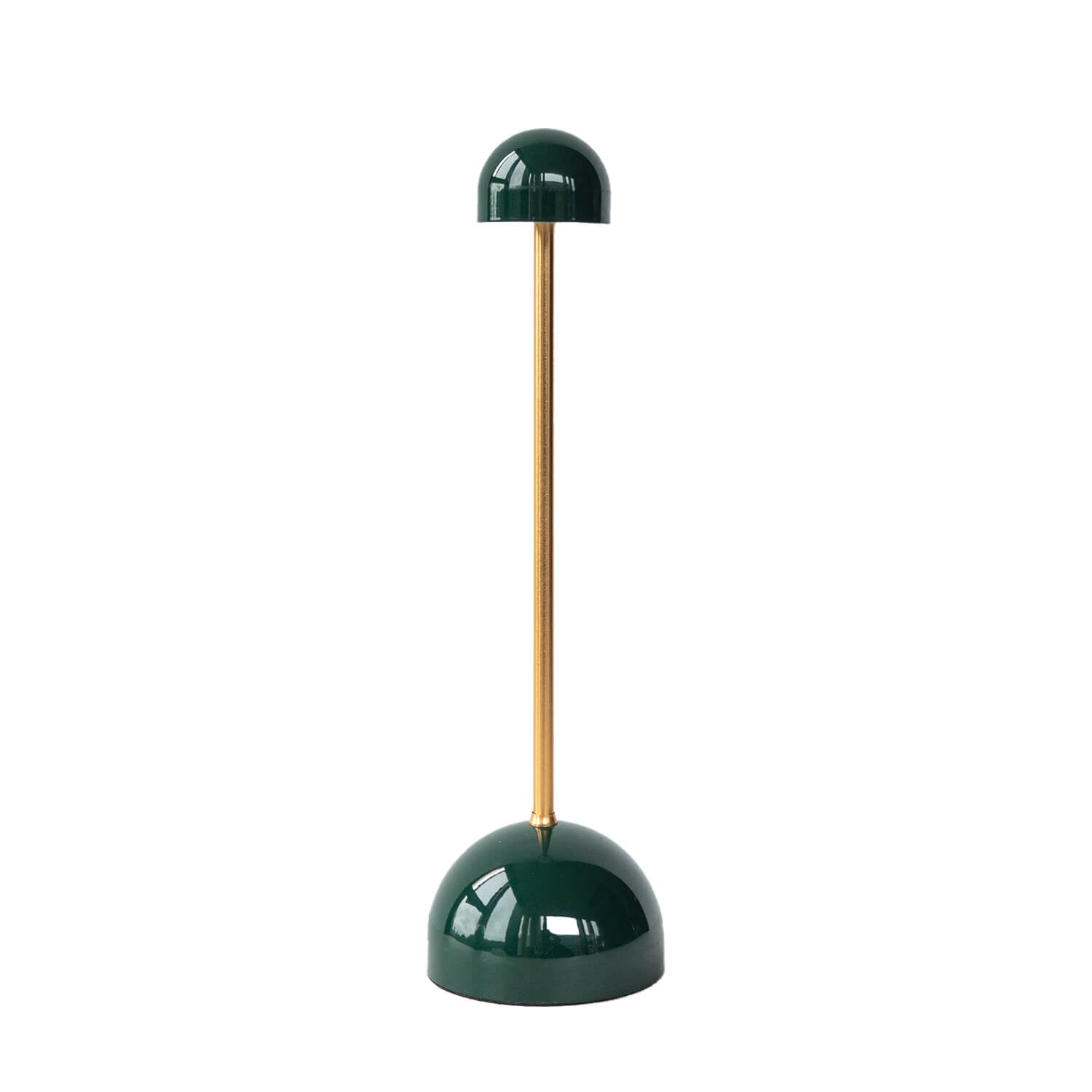 green and gold lamp