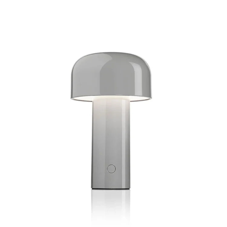 grey mushroom lamp