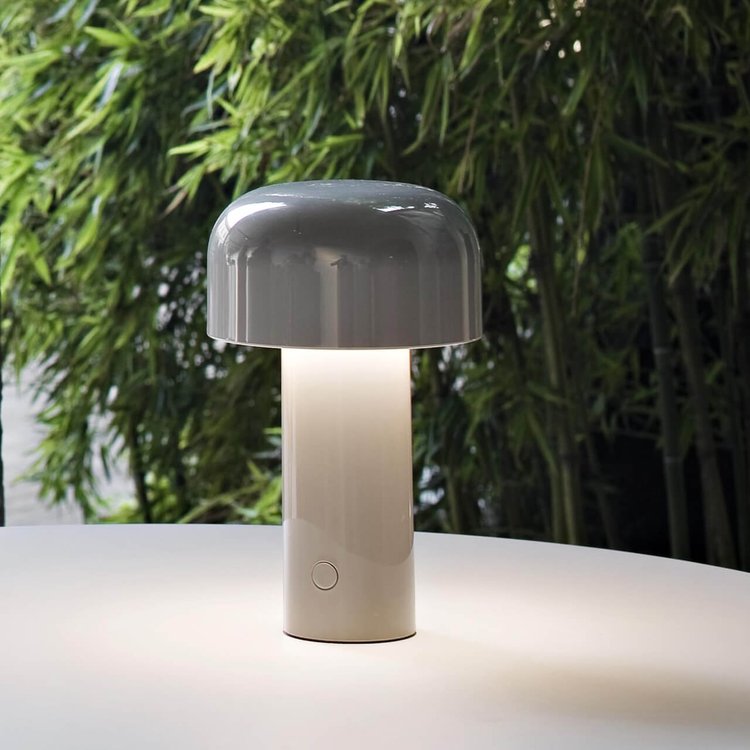 grey mushroom lamps