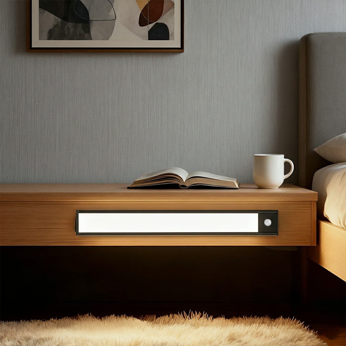 Intelligent Ultra-thin Dimmable Motion Sensor Wireless Strip LED Cabinet Light