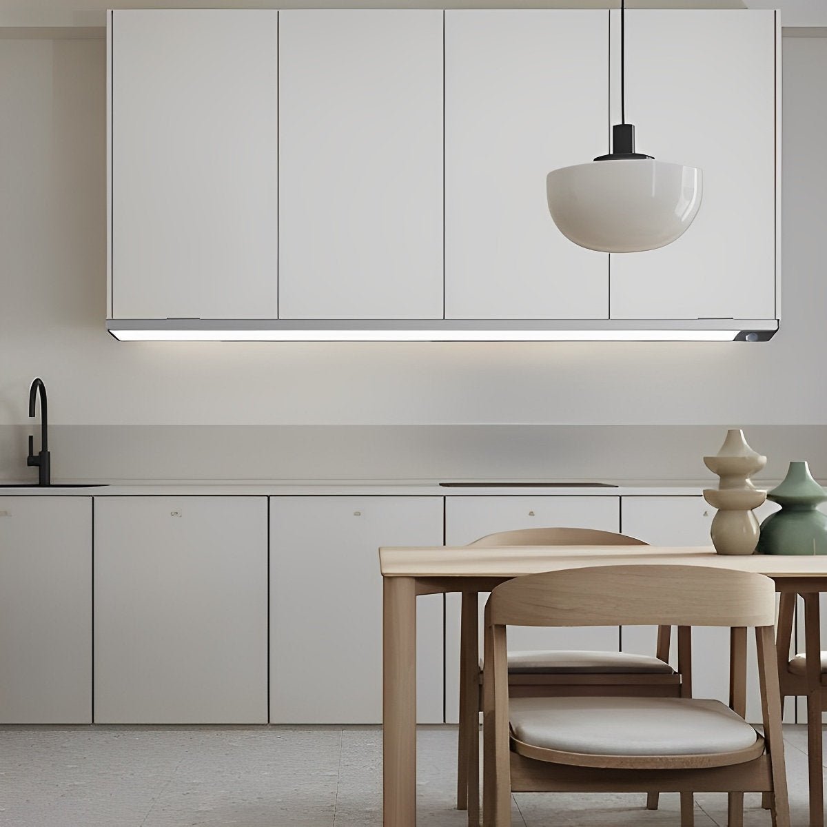 Intelligent Ultra-thin Dimmable Motion Sensor Wireless Strip LED Cabinet Light