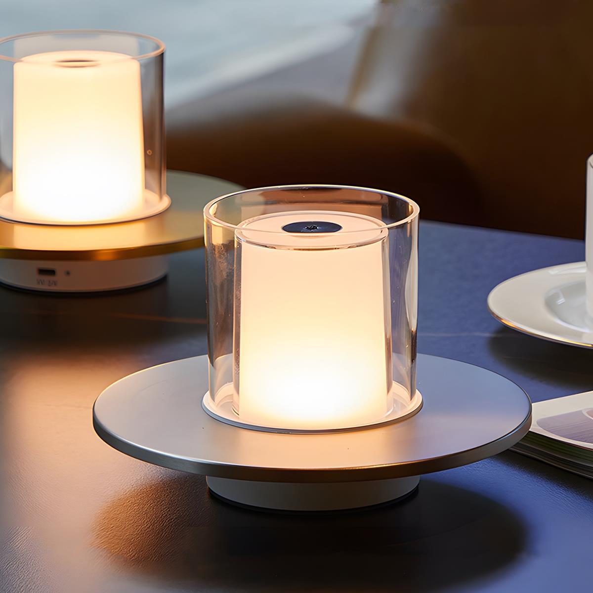 LED Dimmable Touch Sensitive Table Lamp Rechargeable