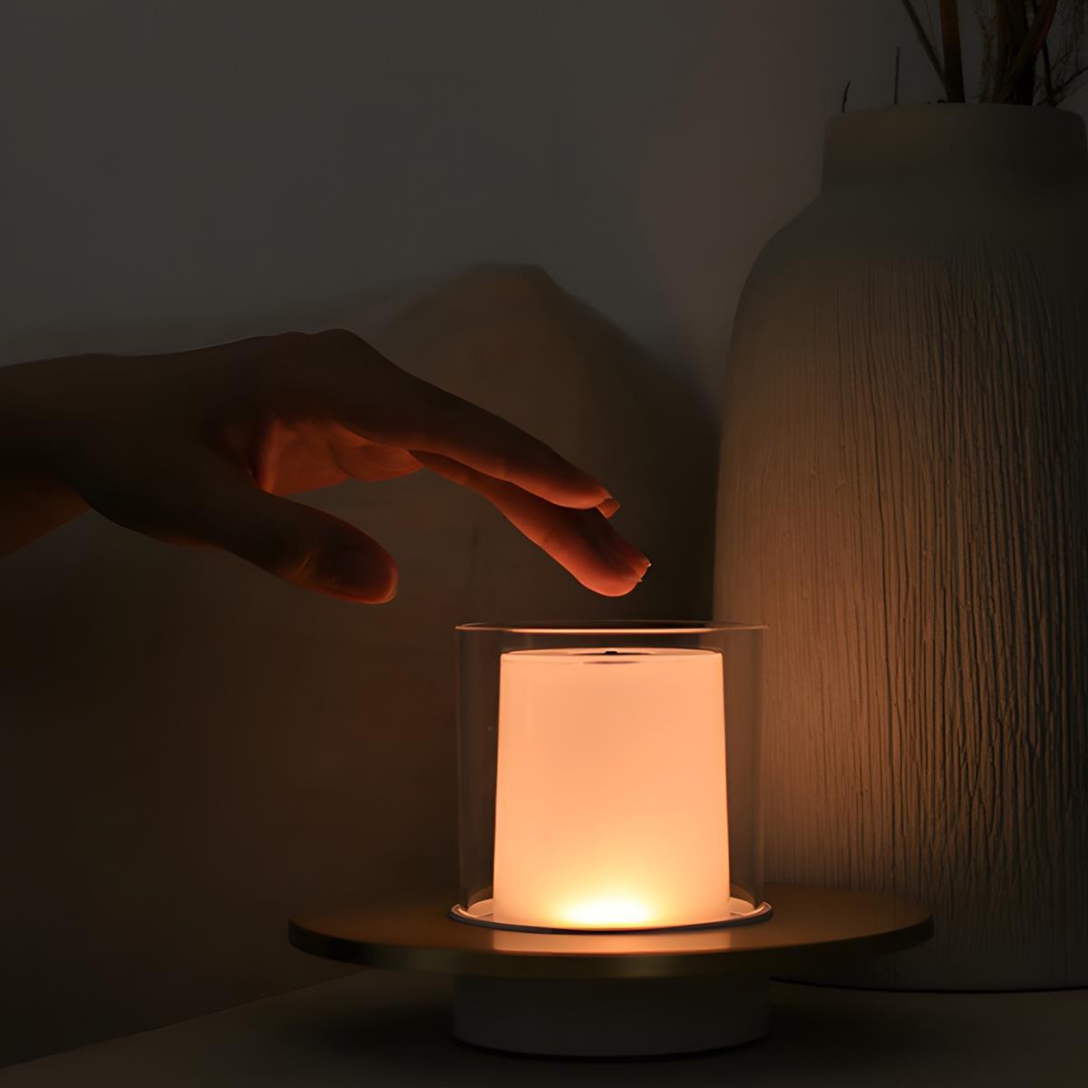 LED Dimmable Touch Sensitive Table Lamp Rechargeable