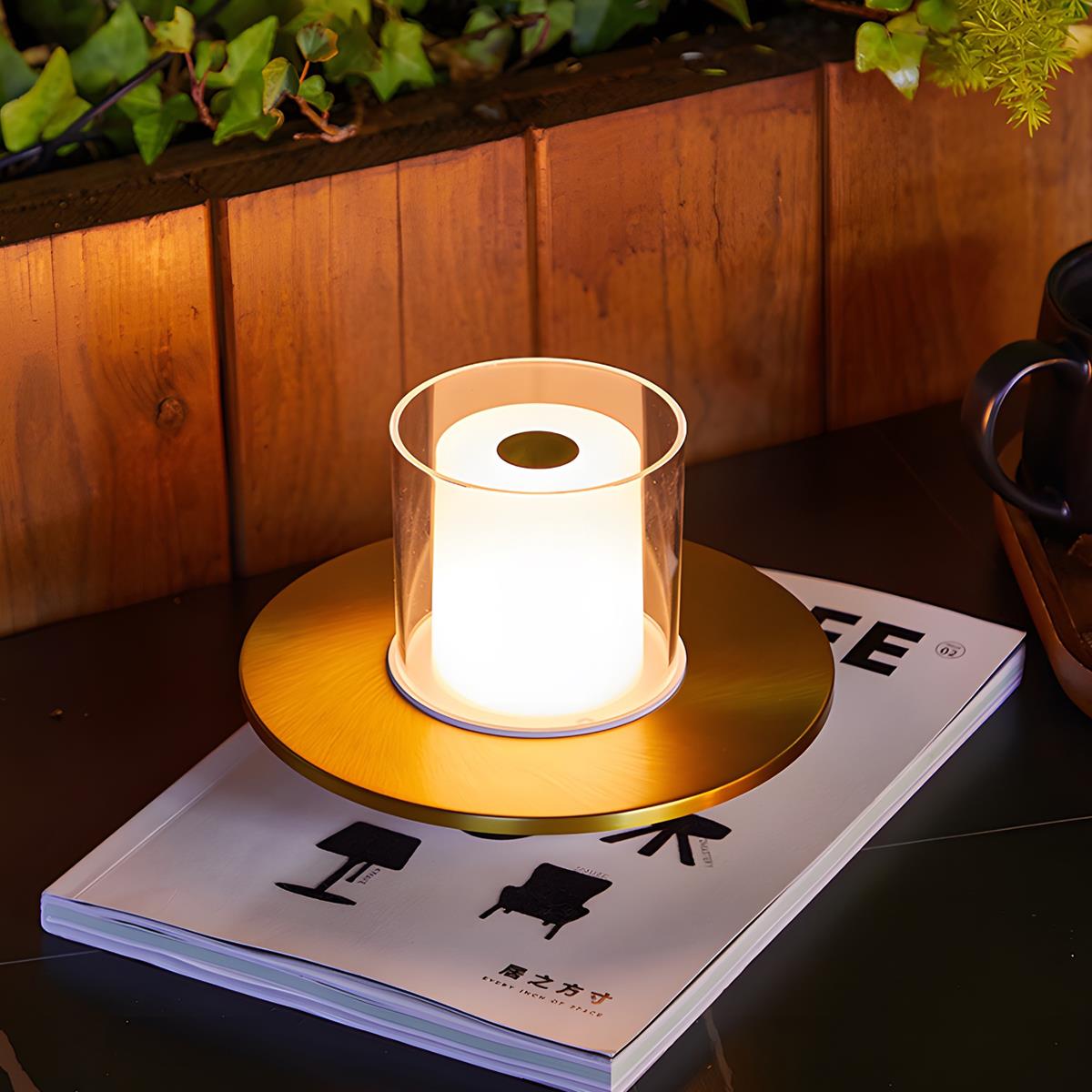 LED Dimmable Touch Sensitive Table Lamp Rechargeable