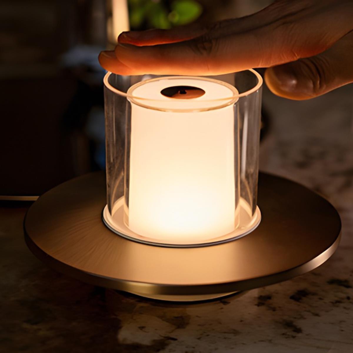 LED Dimmable Touch Sensitive Table Lamp Rechargeable