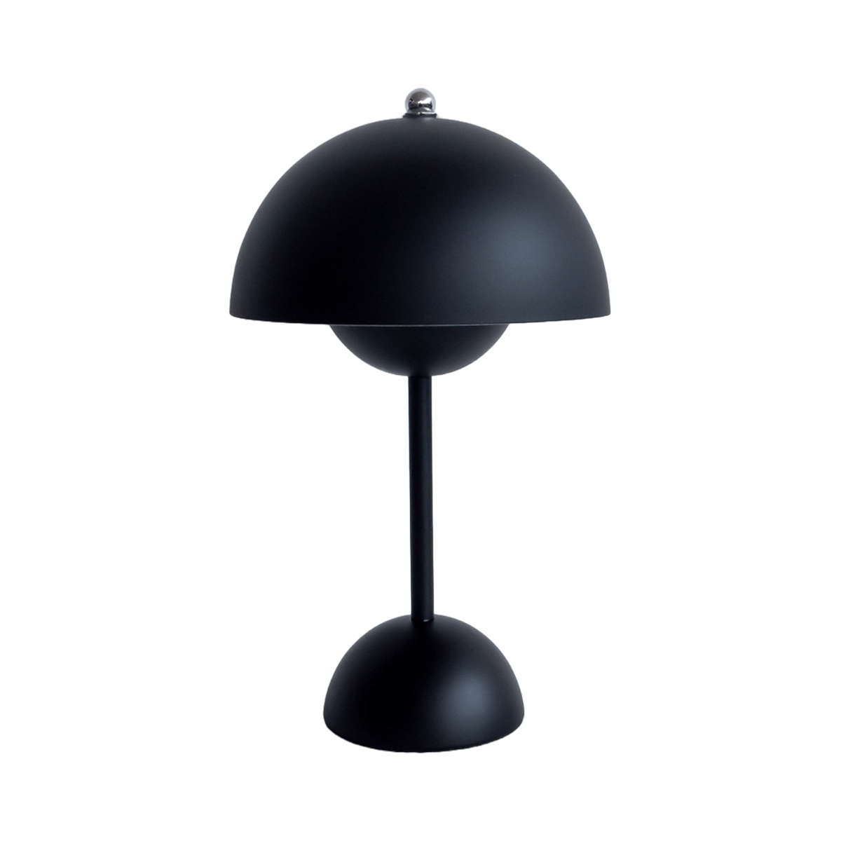 matte black lamp