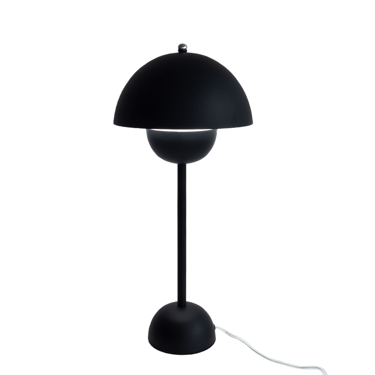 matte black table lamp