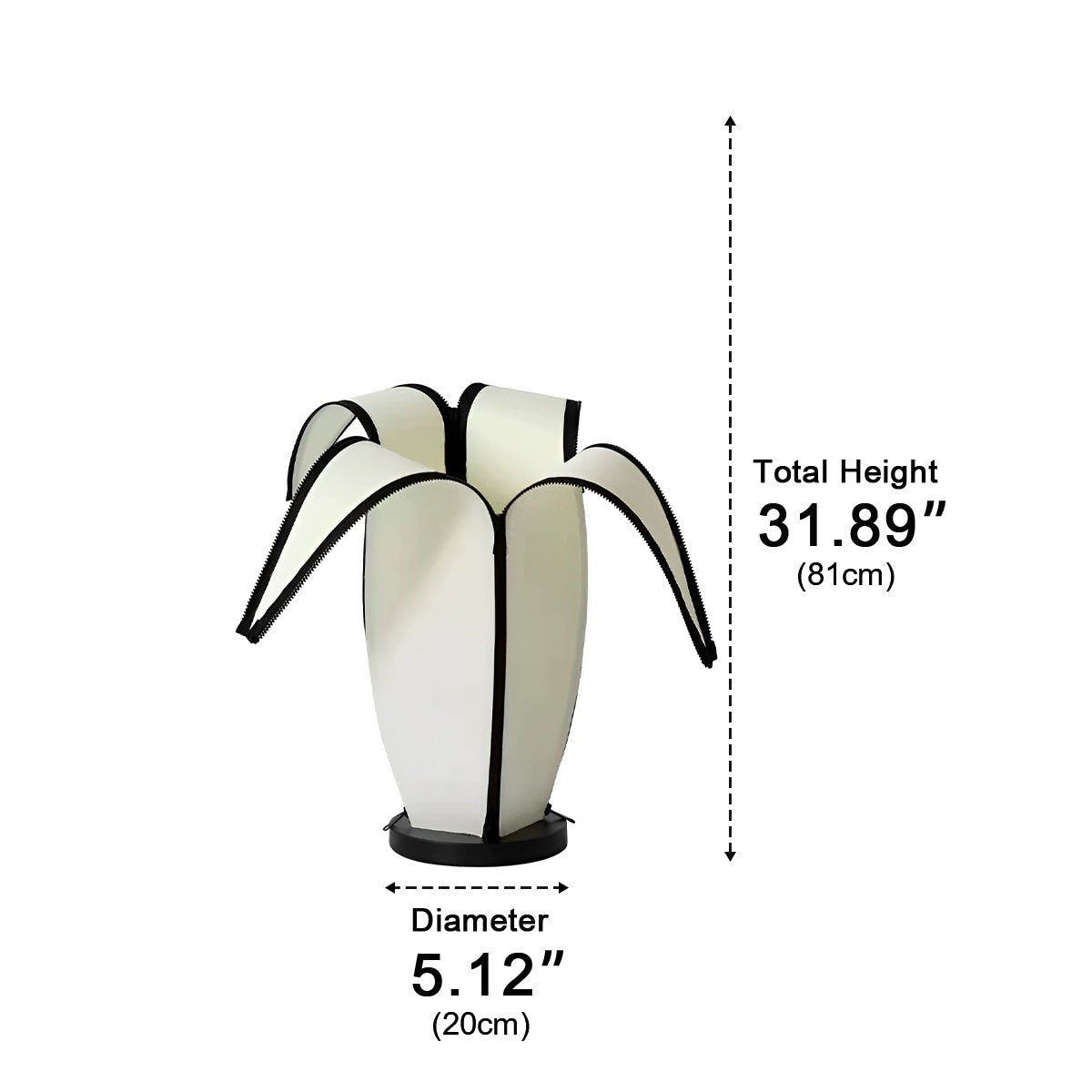 Modern Banana Design Plug In LED Floor Lamp Art Decor