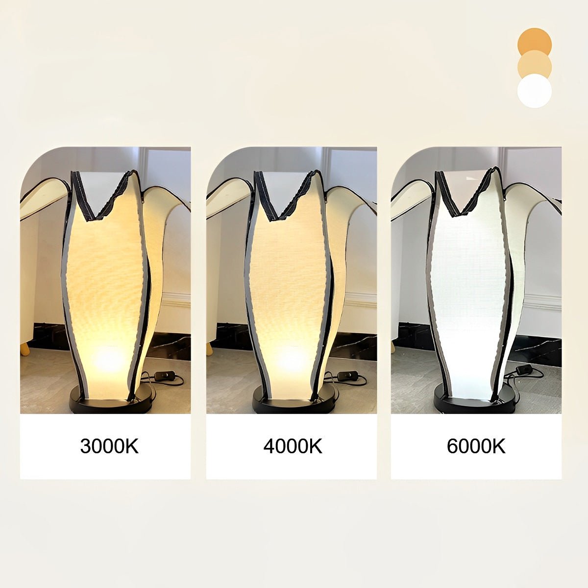 Modern Banana Design Plug In LED Floor Lamp Art Decor