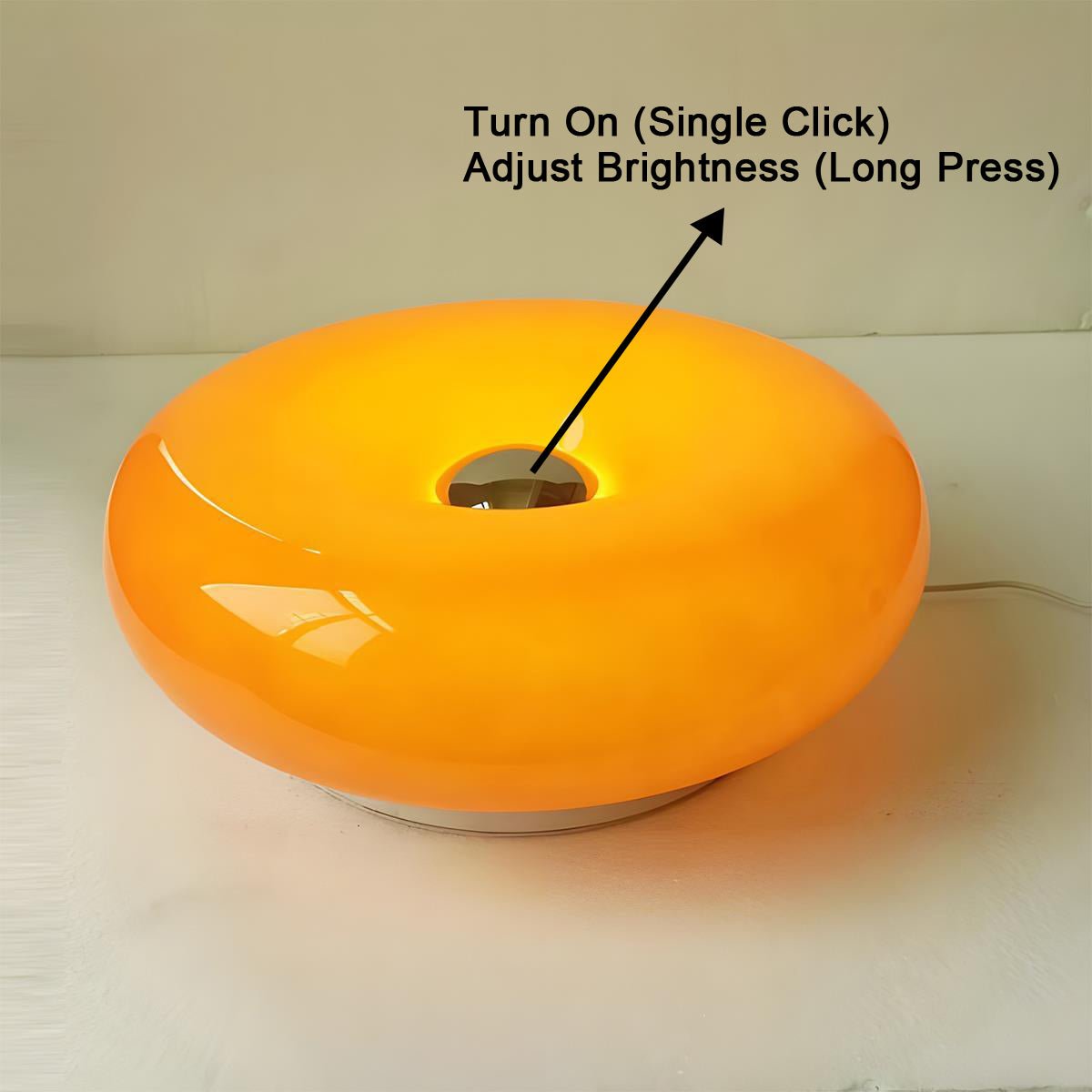 Modern Bauhaus Creative Donut LED Indoor Table Lamp