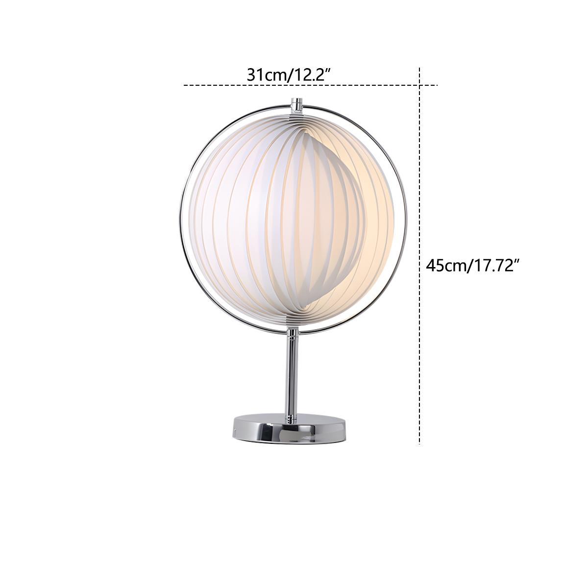 Modern Ins Pleated Blinds Globe LED Floor Lamp