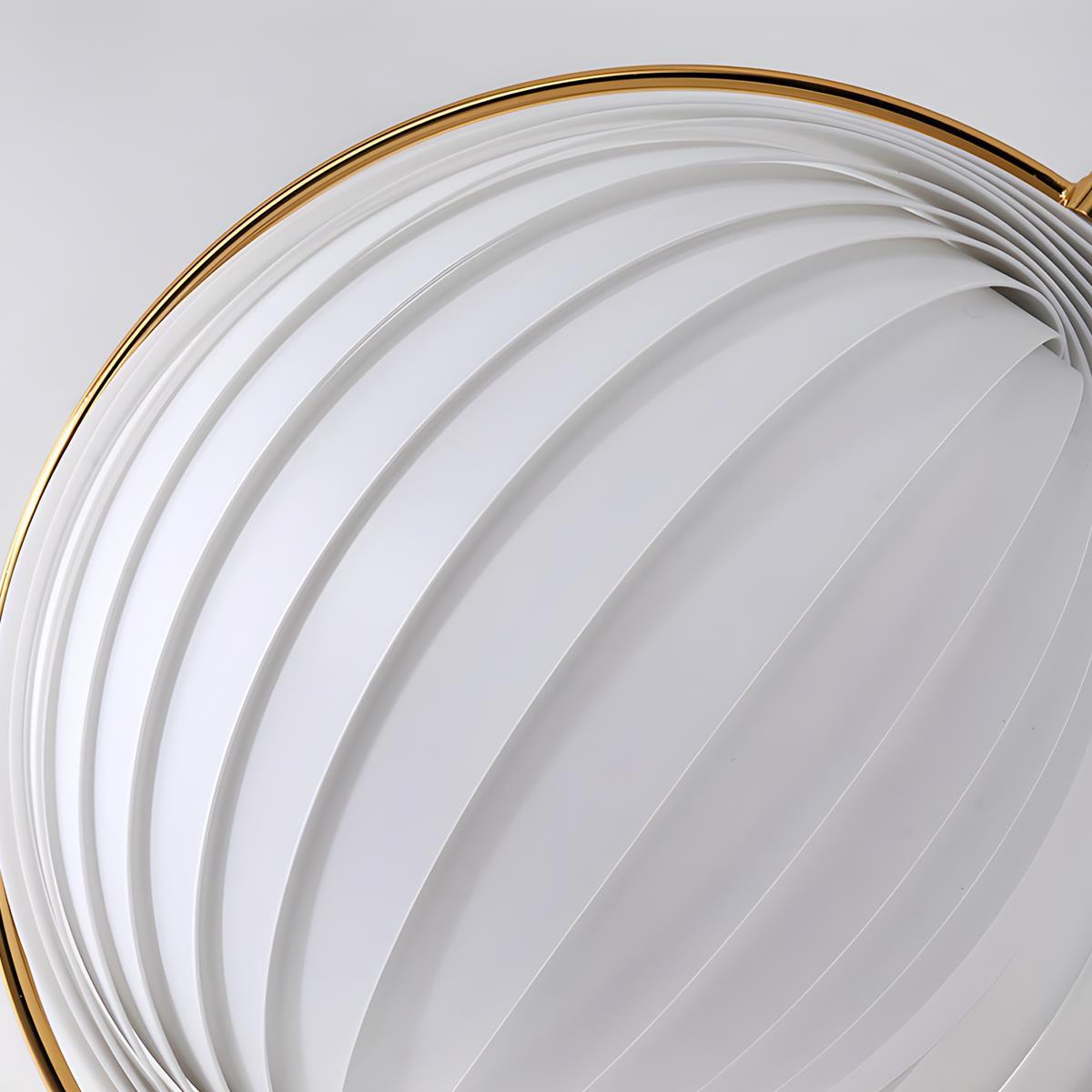 Modern Ins Pleated Blinds Globe LED Floor Lamp