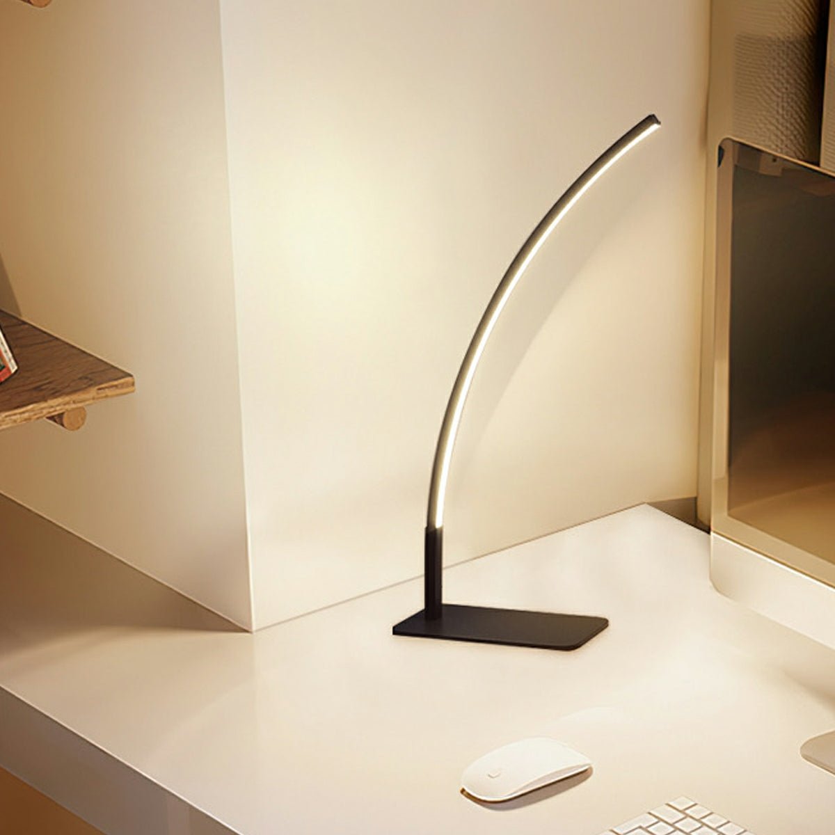 Modern Minimalist Arc LED Dimming Table Lamp