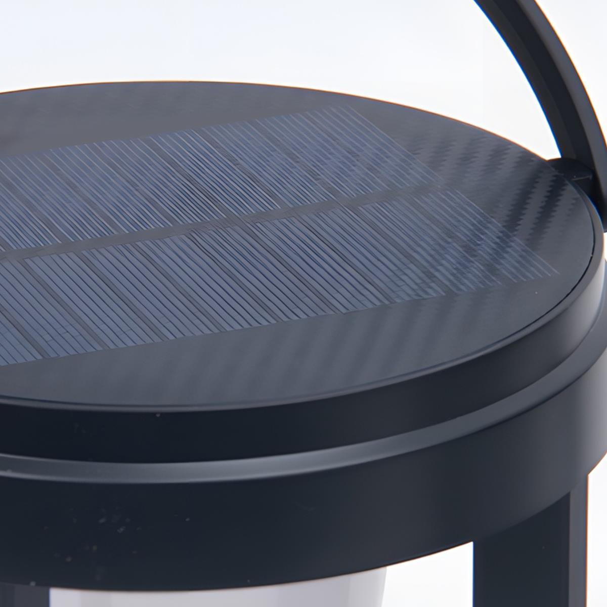 Modern Minimalist Waterproof Solar LED Outdoor Lantern Table Lamp