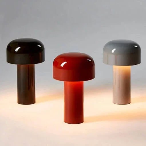 moody mushroom lamp
