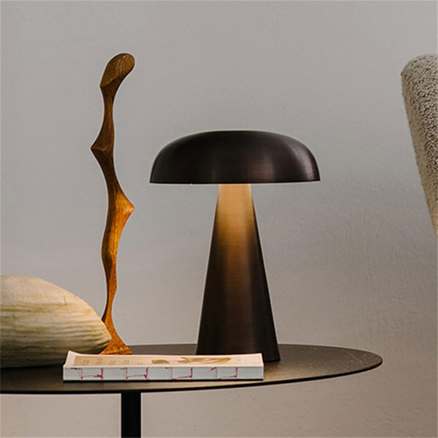 mushroom lamp side table