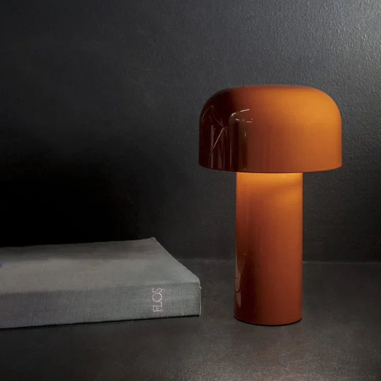 orange mushroom lamps