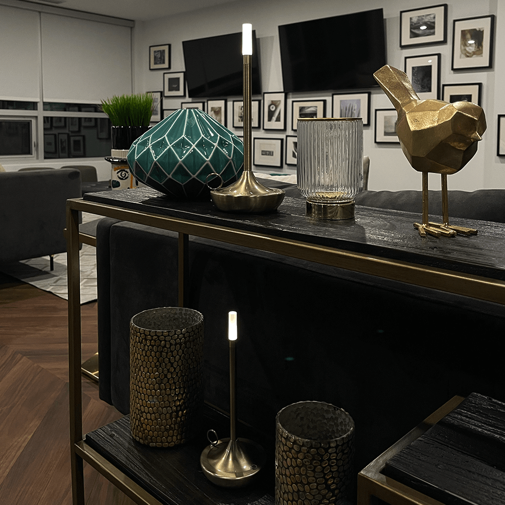 shelf decor lamp