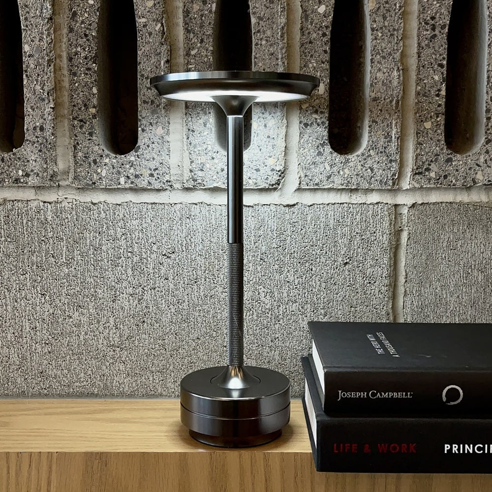 silver thin stem table lamps