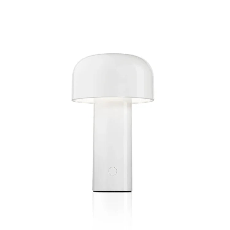white mushroom lamp