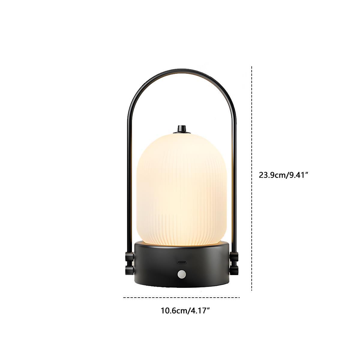 Touch Sensitive LED Dimmable Table Lamp Rechargeable