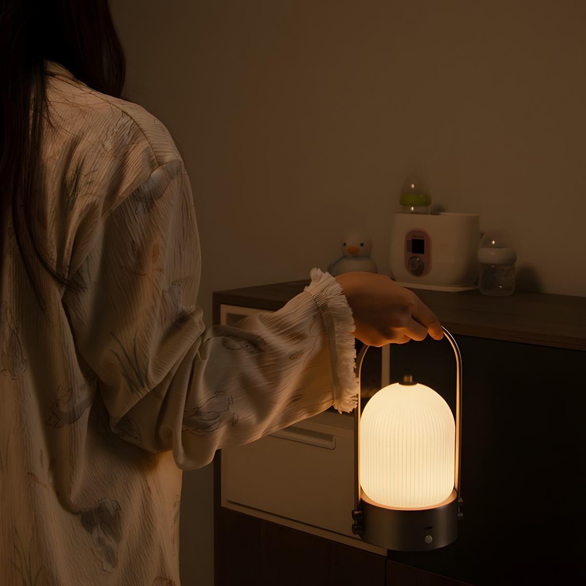 Touch Sensitive LED Dimmable Table Lamp Rechargeable