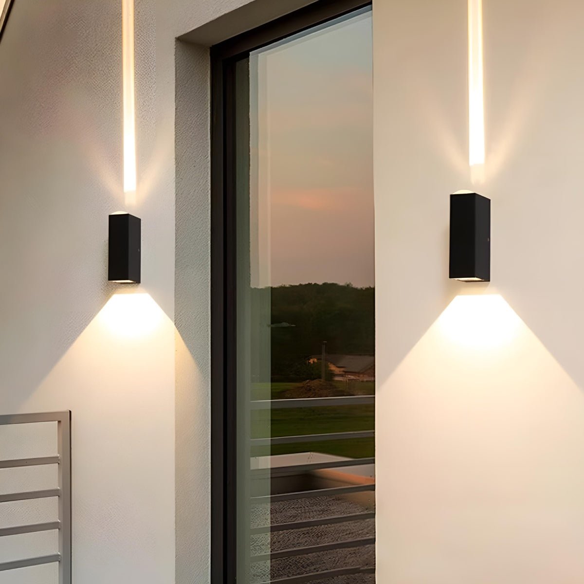 Up and Down LED Wall Light Outdoor Waterproof IP65 Interior Aluminium Corridor Stairs Lighting