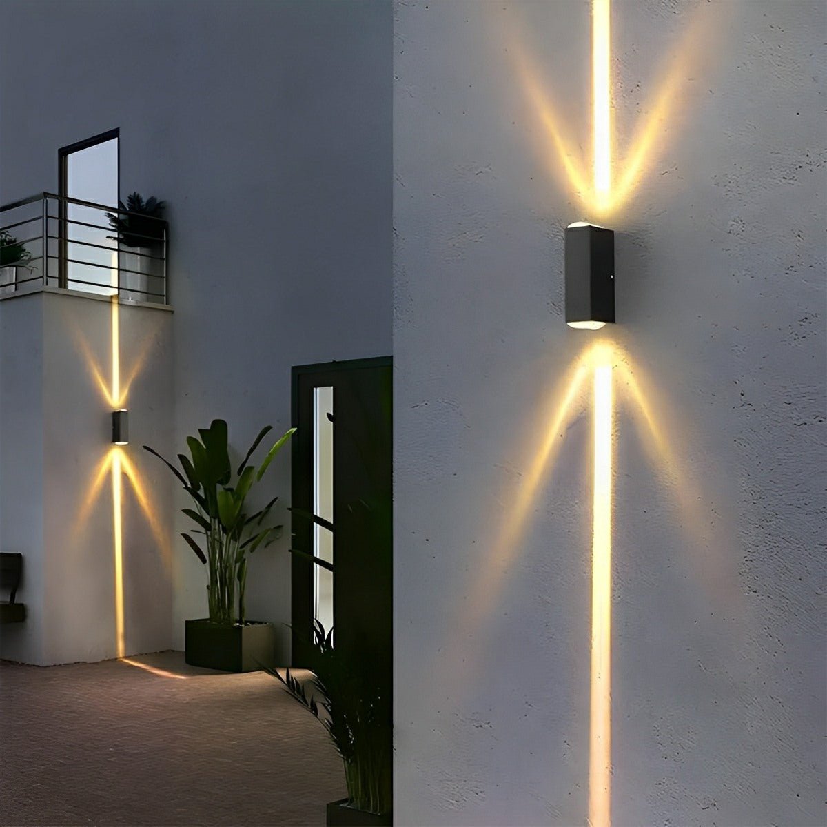 Up and Down LED Wall Light Outdoor Waterproof IP65 Interior Aluminium Corridor Stairs Lighting