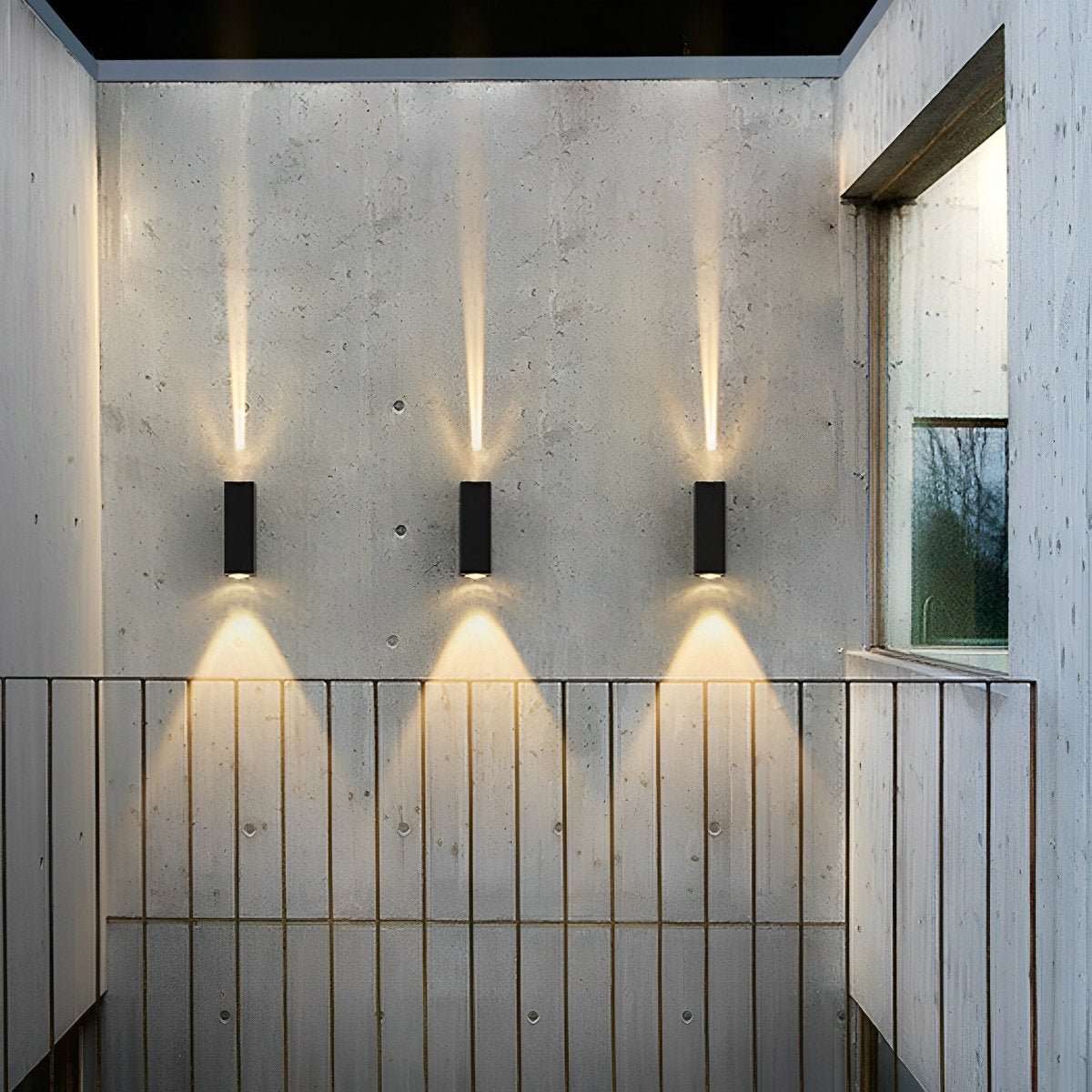 Up and Down LED Wall Light Outdoor Waterproof IP65 Interior Aluminium Corridor Stairs Lighting