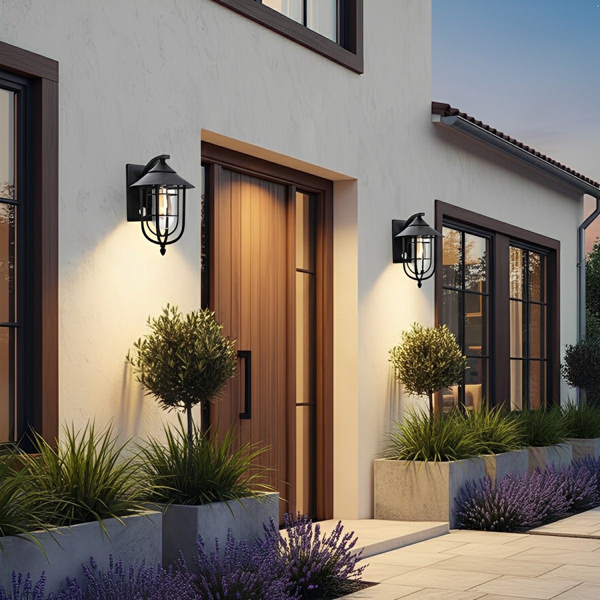 Vintage Classic Waterproof Birdcage Outdoor LED Porch Wall Lights