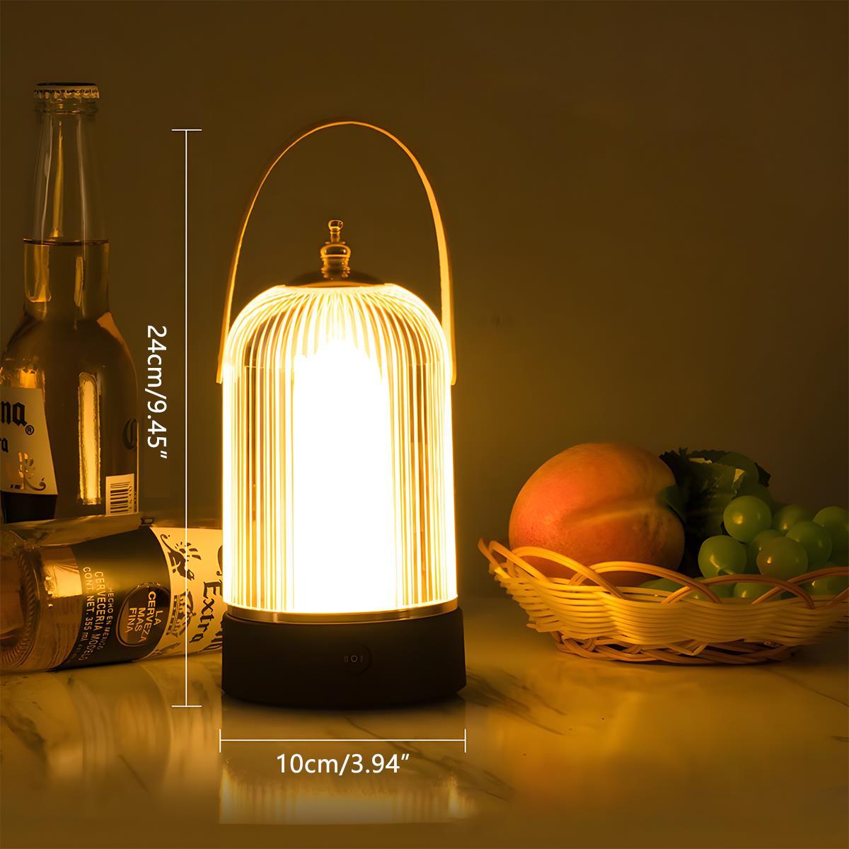 Vintage Dimmable Atmosphere Table Lamp Rechargeable