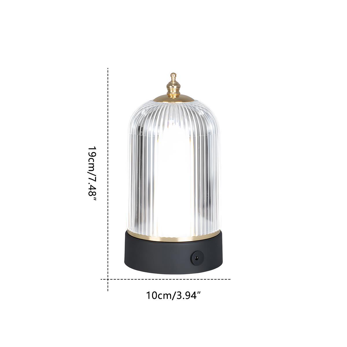 Vintage Dimmable Atmosphere Table Lamp Rechargeable