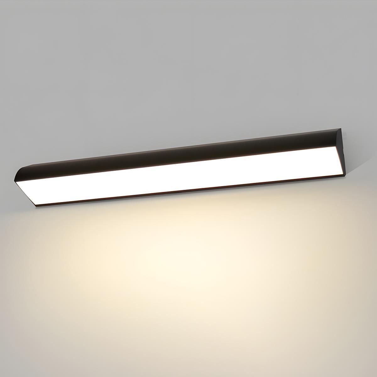 Black Waterproof Outdoor LED Strip Lights Porch Light Exterior Wall Lights