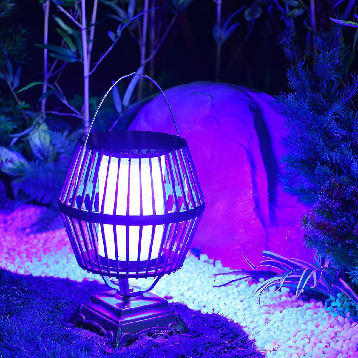 Waterproof Solar Outdoor Hanging Lantern Tabletop Lamp