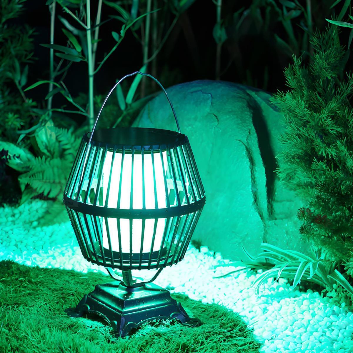 Waterproof Solar Outdoor Hanging Lantern Tabletop Lamp
