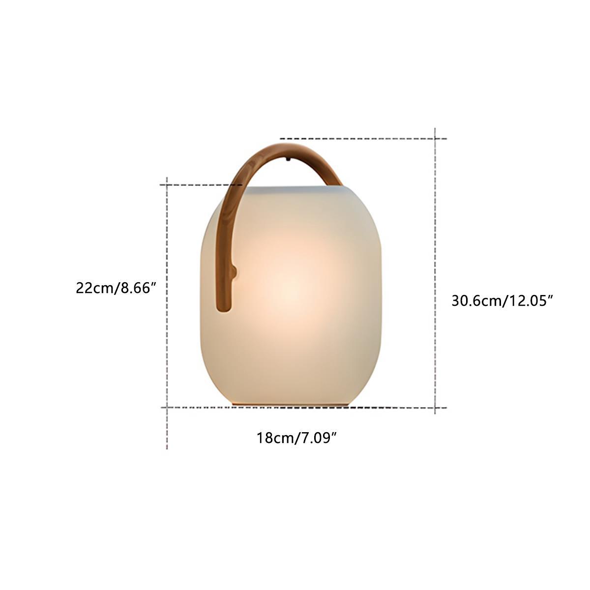 Waterproof Solar Oval Outdoor Tabletop Lamp Lanterns