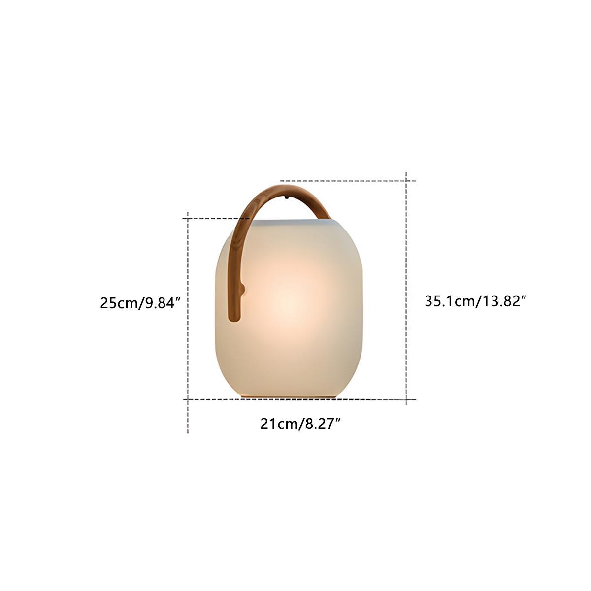 Waterproof Solar Oval Outdoor Tabletop Lamp Lanterns
