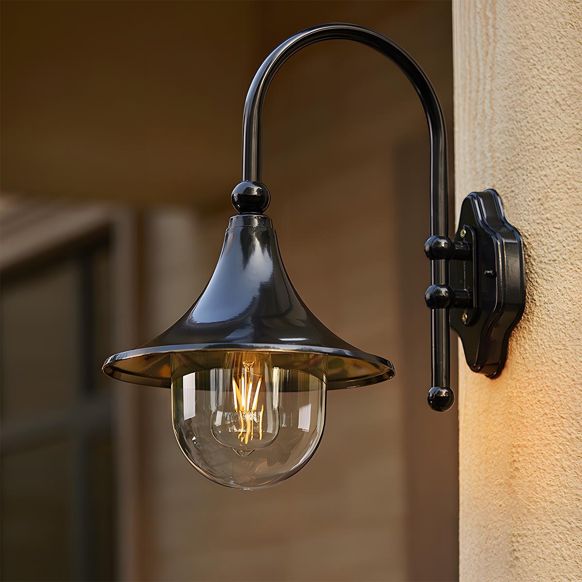 Waterproof Vintage Horn Shape Outdoor LED Wall Lights