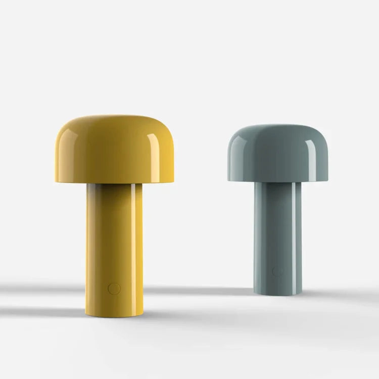 yellow mushroom lamp