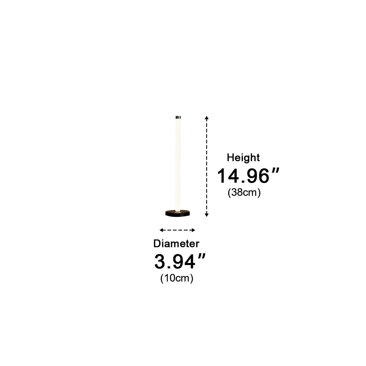 360 ° Modern Minimalist Long Strip LED Floor Lamp